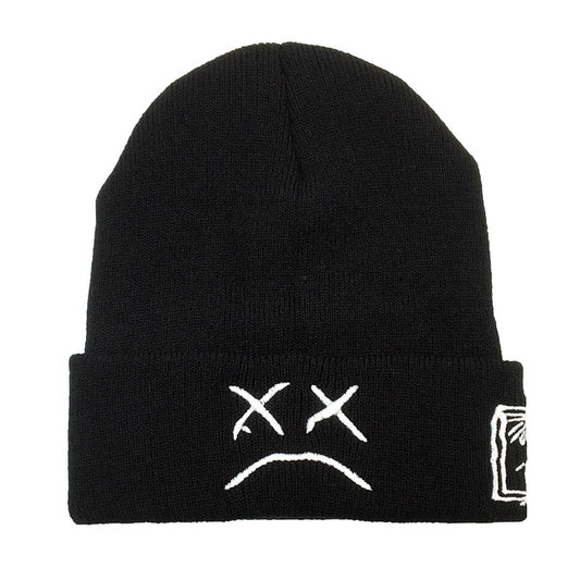 Embroidered knitted hat